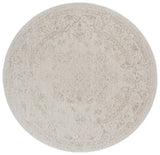 Safavieh Reflection 6'-7" x 6'-7" Rug in Ivory / White