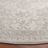 Safavieh Reflection 6'-7" x 6'-7" Rug in Ivory / White