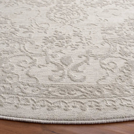 Safavieh Reflection 6'-7" x 6'-7" Rug in Ivory / White