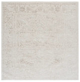 Safavieh Reflection 6'-7" x 6'-7" Rug in Ivory / White
