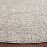 Safavieh Reflection 6'-7" x 6'-7" Rug in Ivory / White
