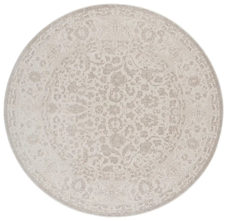 Safavieh Reflection 6'-7" x 6'-7" Rug in Ivory / White