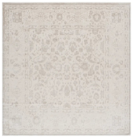 Safavieh Reflection 6'-7" x 6'-7" Rug in Ivory / White