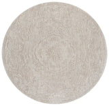Safavieh Reflection 6'-7" x 6'-7" Rug in Ivory / White