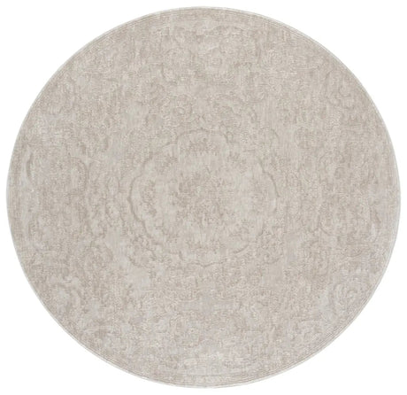 Safavieh Reflection 6'-7" x 6'-7" Rug in Ivory / White
