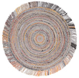Safavieh Renewal 5'-0" x 5'-0" Rug in Orange / Grey