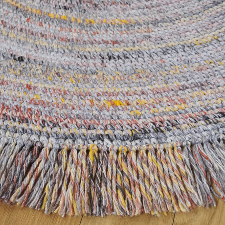 Safavieh Renewal 5'-0" x 5'-0" Rug in Orange / Grey