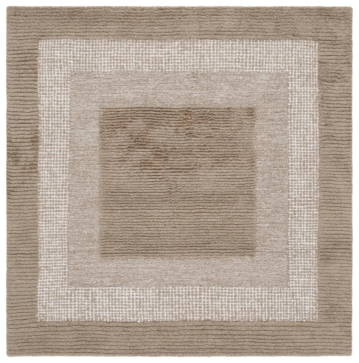 Safavieh Renewal 6'-0" x 6'-0" Rug in Brown / Ivory