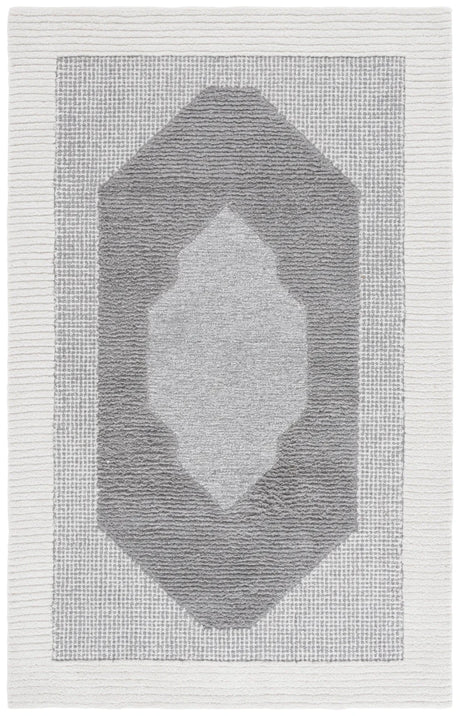 Safavieh Renewal 4'-0" x 6'-0" Rug in Dark Grey / Ivory