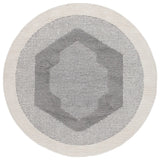 Safavieh Renewal 6'-0" x 6'-0" Rug in Dark Grey / Ivory