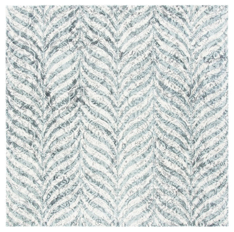 Safavieh Restoration Vintage 6'-0" x 6'-0" Rug in Ivory / Sage
