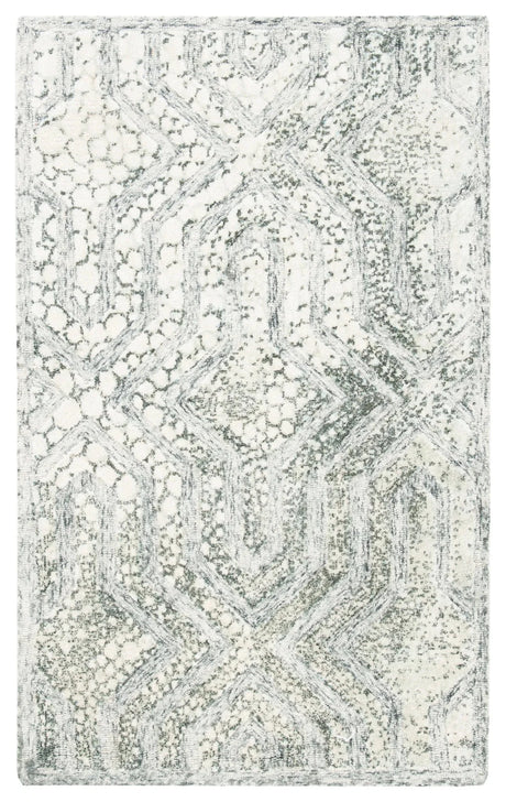 Safavieh Restoration Vintage 3'-0" x 5'-0" Rug in Charcoal / Ivory