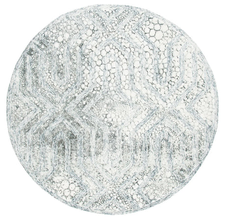 Safavieh Restoration Vintage 6'-0" x 6'-0" Rug in Charcoal / Ivory