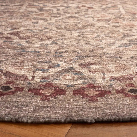 Safavieh Restoration Vintage 6'-0" x 6'-0" Rug in Brown / Ivory