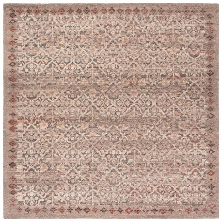 Safavieh Restoration Vintage 6'-0" x 6'-0" Rug in Brown / Ivory