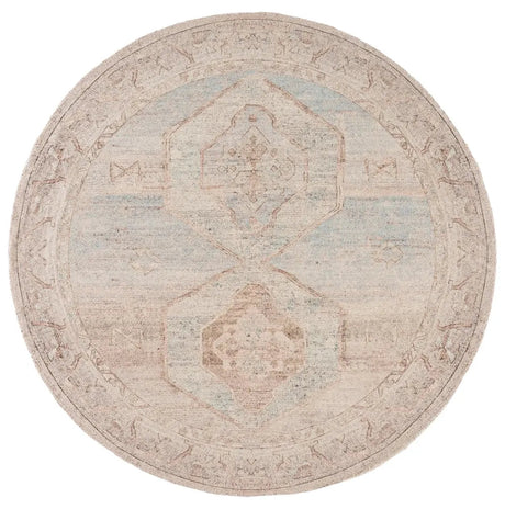 Safavieh Restoration Vintage 6'-0" x 6'-0" Rug in Beige / Ivory