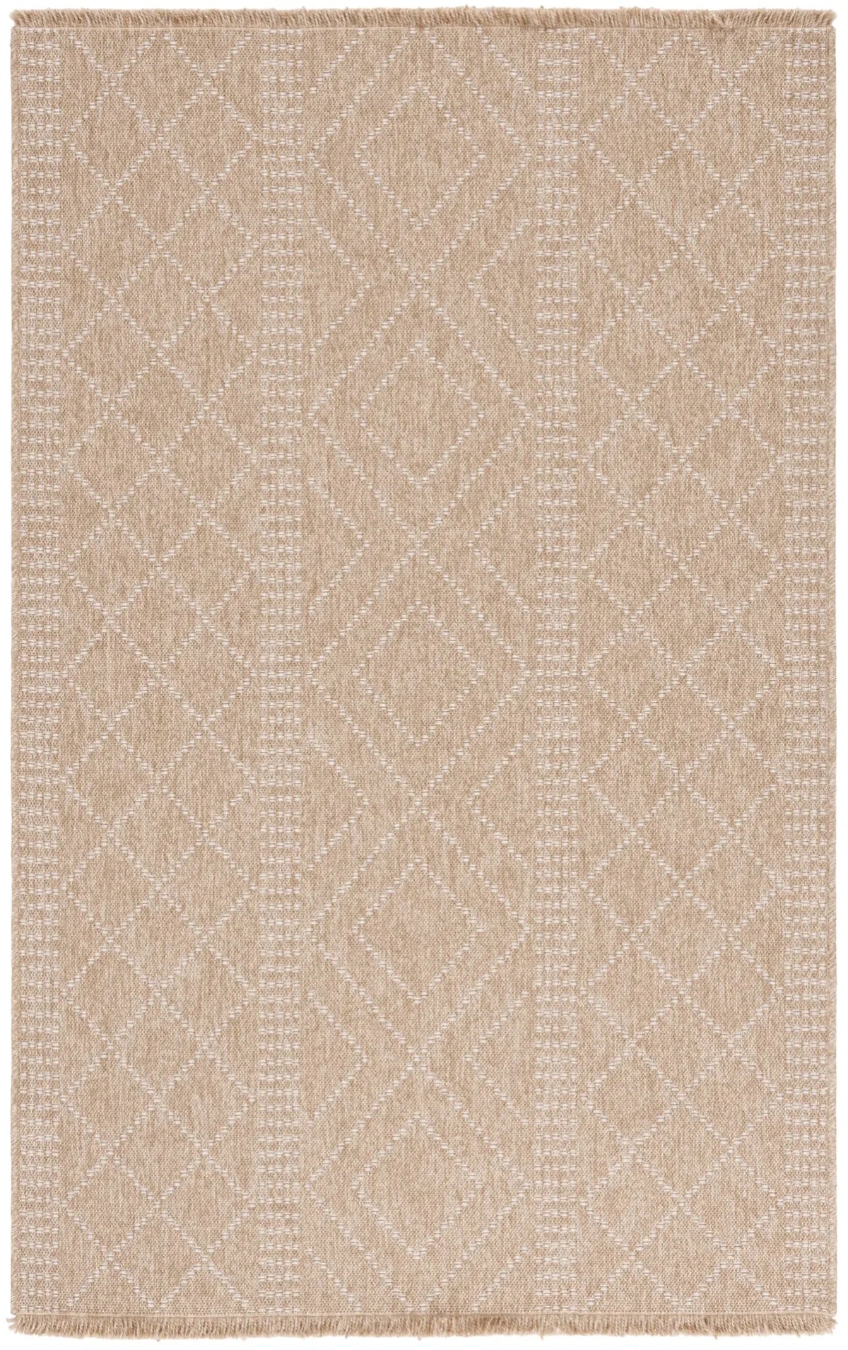 Safavieh Retreat 4'-0" x 6'-0" Rug in Natural / Ivory