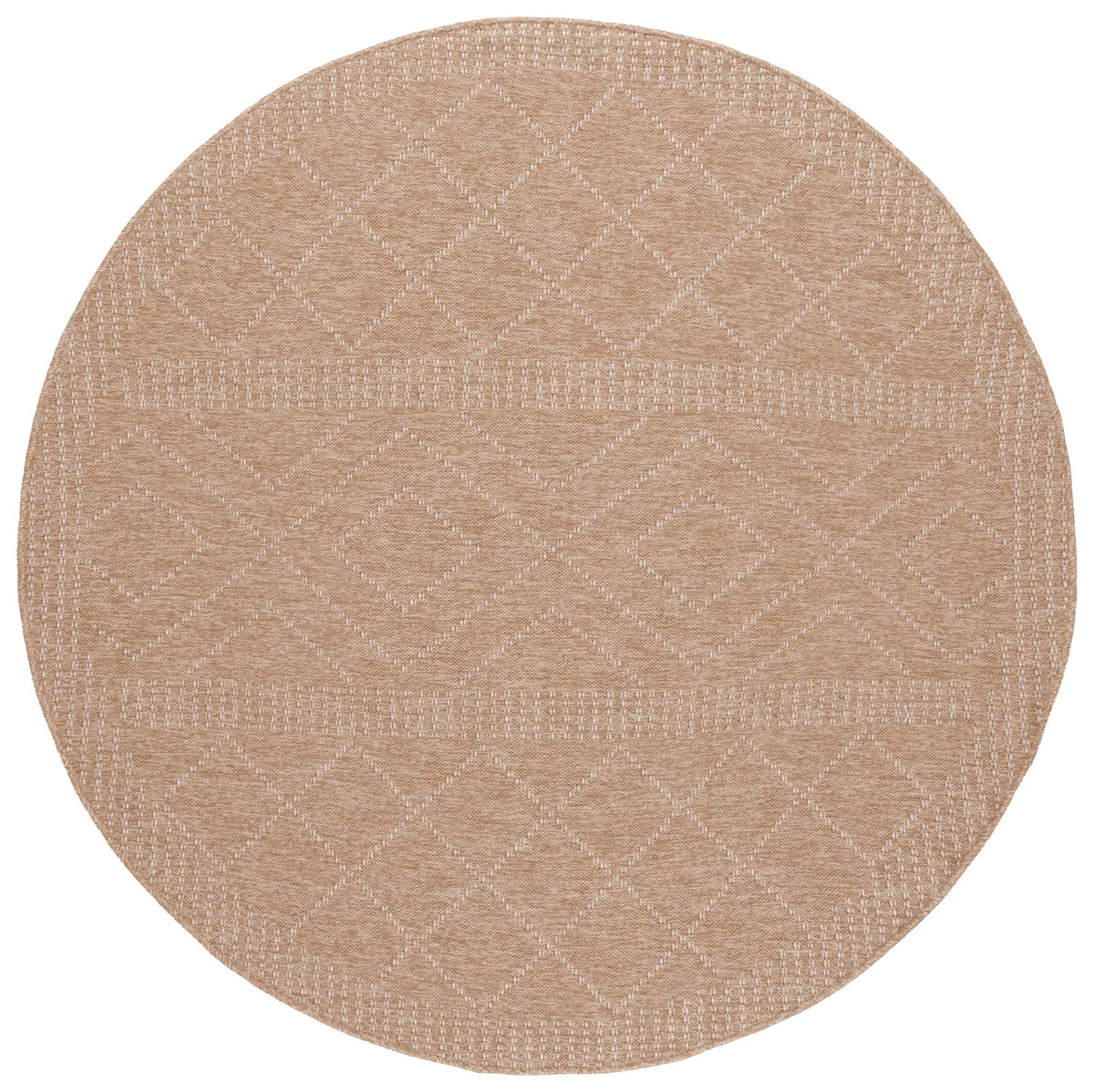 Safavieh Retreat 6'-7" x 6'-7" Rug in Natural / Ivory