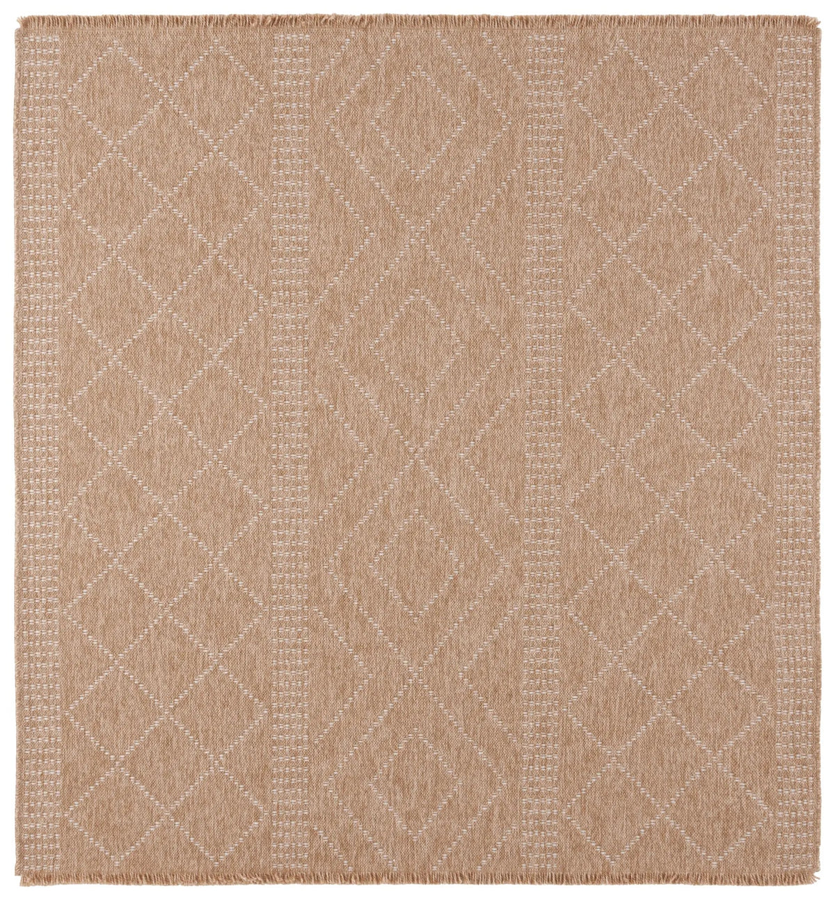Safavieh Retreat 6'-7" x 6'-7" Rug in Natural / Ivory