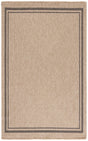 Safavieh Retreat 4'-0" x 6'-0" Rug in Natural / Black