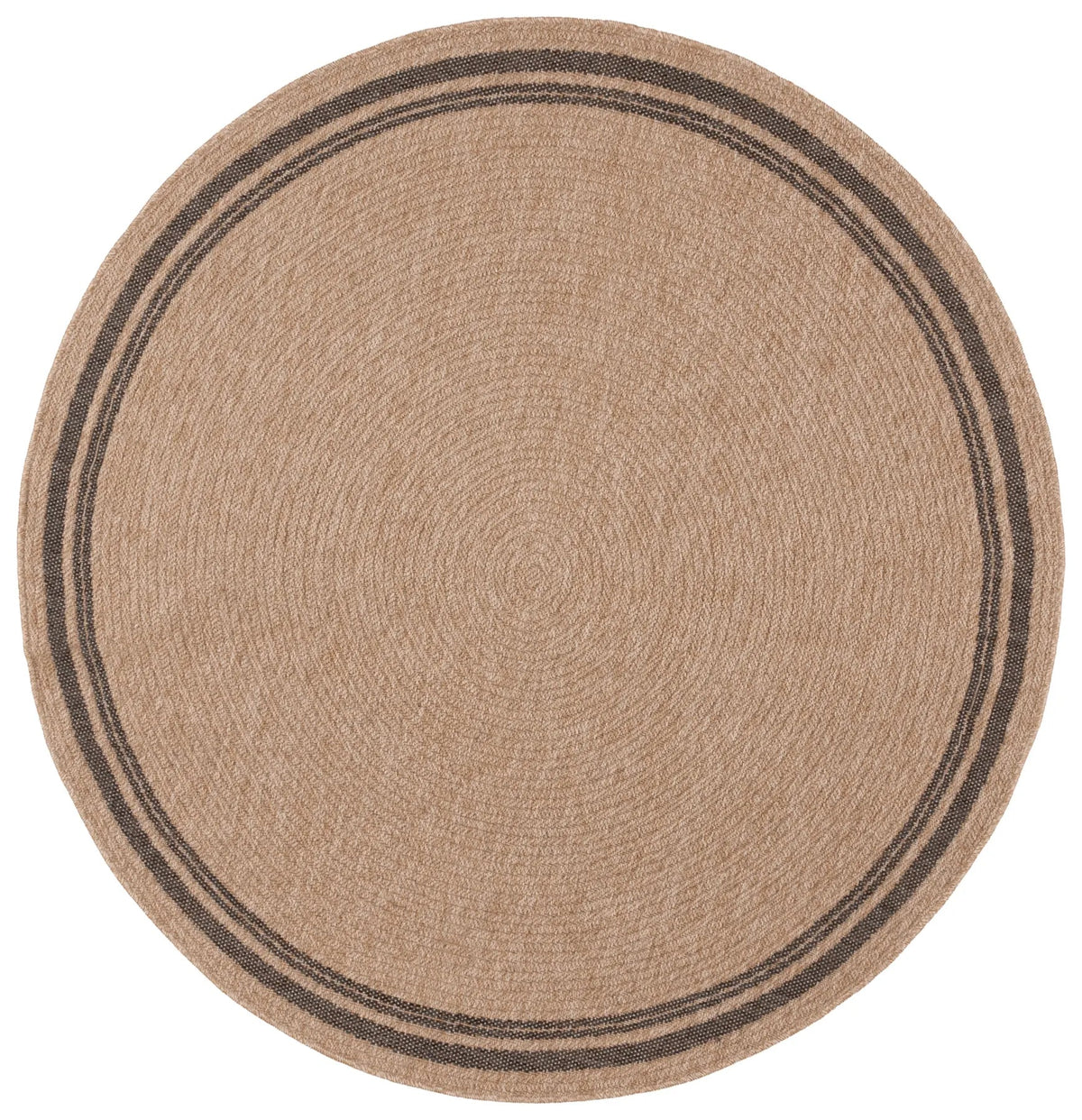 Safavieh Retreat 6'-7" x 6'-7" Rug in Natural / Black