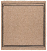Safavieh Retreat 6'-7" x 6'-7" Rug in Natural / Black