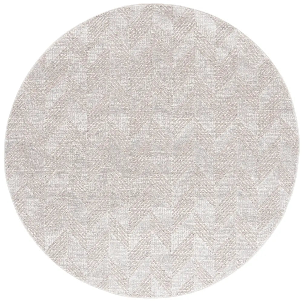 Safavieh Revive 6'-7" x 6'-7" Rug in Taupe / Ivory