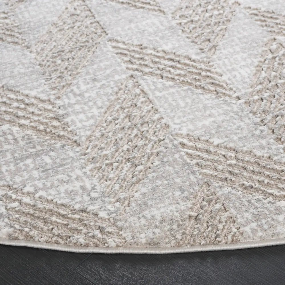 Safavieh Revive 6'-7" x 6'-7" Rug in Taupe / Ivory