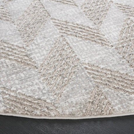 Safavieh Revive 6'-7" x 6'-7" Rug in Taupe / Ivory