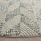 Safavieh Revive 6'-7" x 6'-7" Rug in Sage / Ivory
