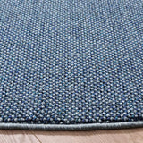 Safavieh River 6'-7" x 6'-7" Rug in Blue / Navy