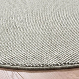 Safavieh River 6'-7" x 6'-7" Rug in Green / Ivory