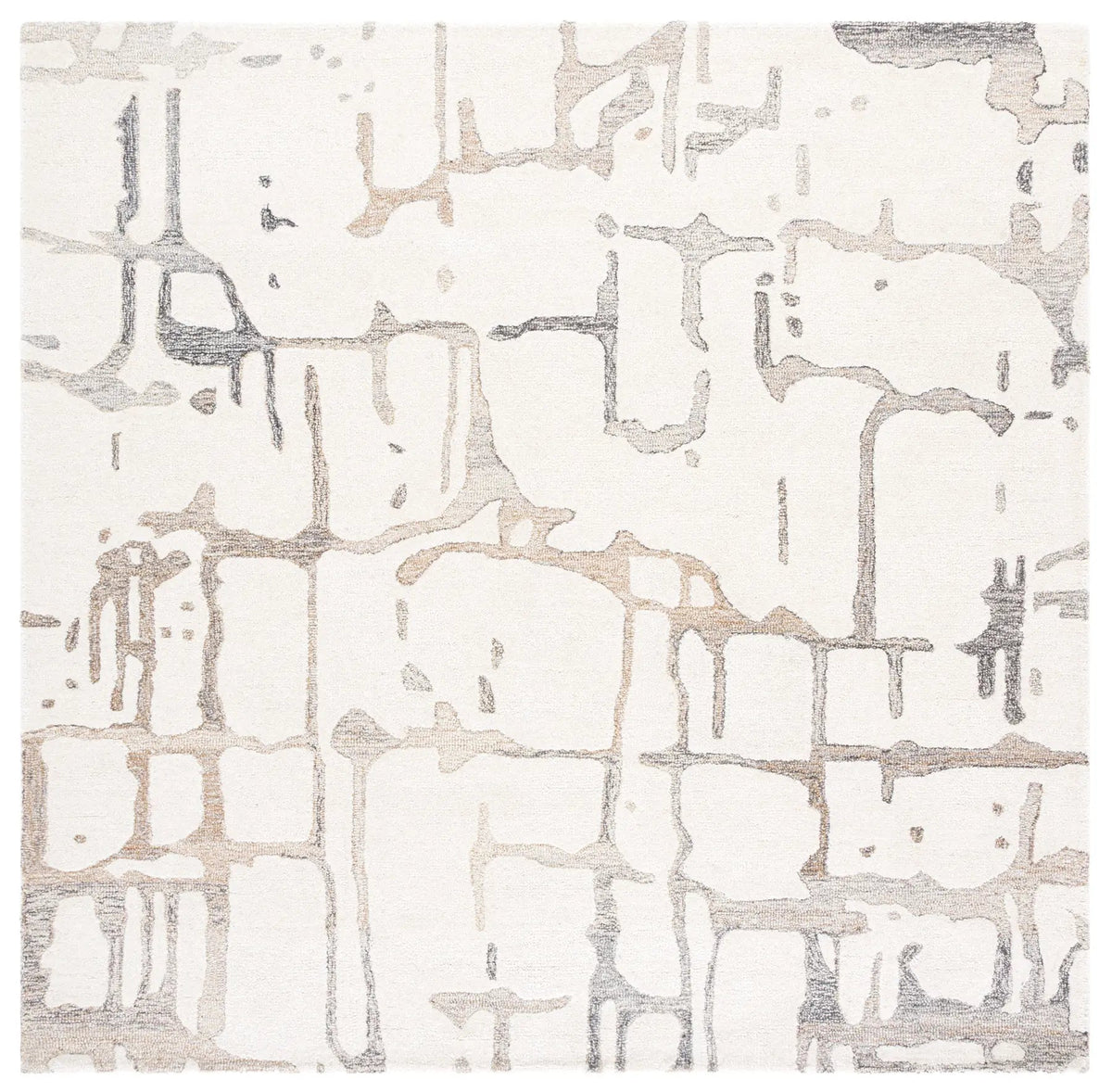 Safavieh Rodeo Drive 6'-0" x 6'-0" Rug in Natural / Ivory