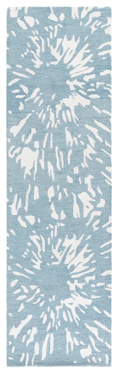 Safavieh Rodeo Drive 2'-3" x 8'-0" Rug in Ivory / Blue