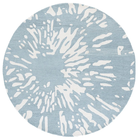 Safavieh Rodeo Drive 6'-0" x 6'-0" Rug in Ivory / Blue