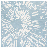 Safavieh Rodeo Drive 6'-0" x 6'-0" Rug in Ivory / Blue