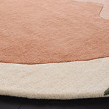 Safavieh Rodeo Drive 6'-0" x 6'-0" Rug in Ivory / Pink