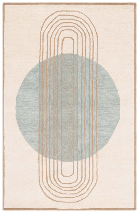 Safavieh Rodeo Drive Rd376A Ivory/Blue Rug.
