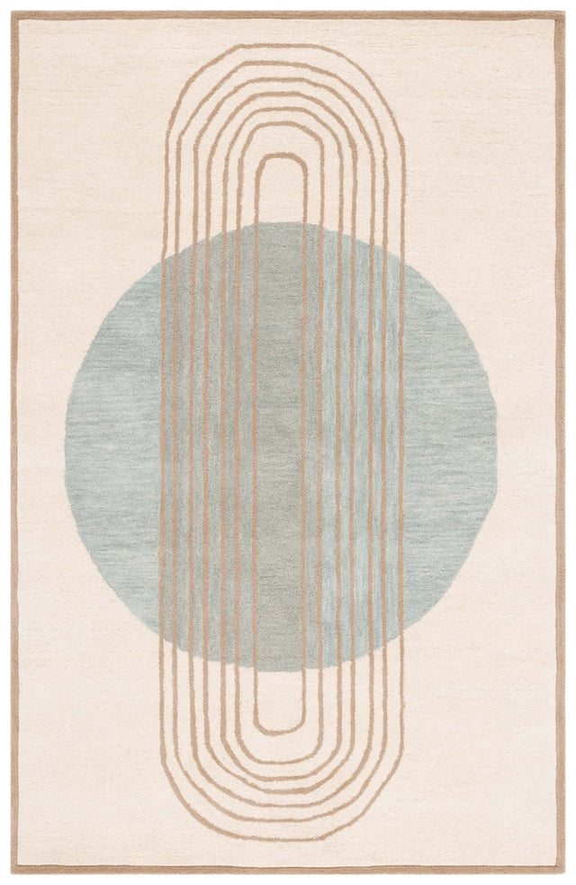 Safavieh Rodeo Drive Rd376A Ivory/Blue Rug.
