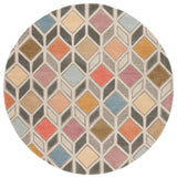 Safavieh Rodeo Drive 6'-0" x 6'-0" Rug in Grey / Beige