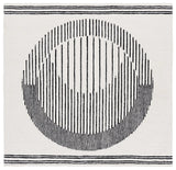 Safavieh Rodeo Drive 6'-0" x 6'-0" Rug in Ivory / Black