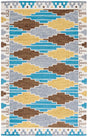 Safavieh Rodeo Drive 4'-0" x 6'-0" Rug in Blue / Ivory