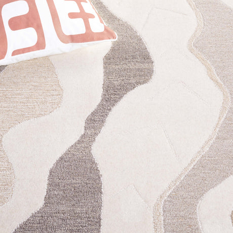 Safavieh Rodeo Rd404F Ivory/Grey Rug.