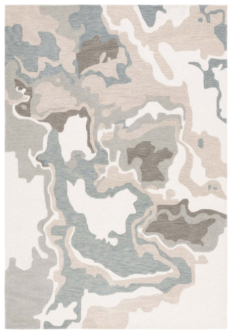 Safavieh Rodeo Rd405F Ivory/Grey Rug.