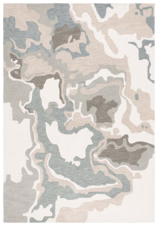 Safavieh Rodeo Rd405F Ivory/Grey Rug.
