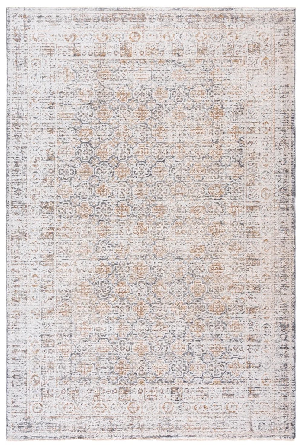 Safavieh Romance 300 5'-3" x 7'-6" Rug in Ivory / Grey Brown