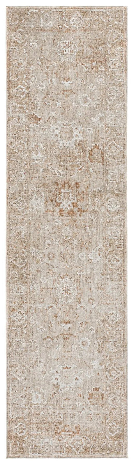 Safavieh Romance 300 2'-0" x 8'-0" Rug in Beige / Ivory