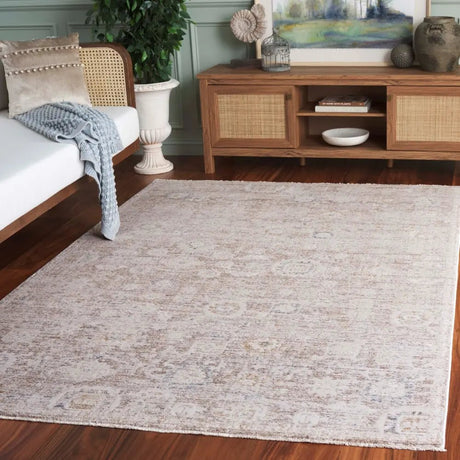 Safavieh Romance 300 5'-3" x 7'-6" Rug in Taupe / Ivory
