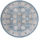Safavieh Rosewood 6'-7" x 6'-7" Rug in Ivory / Blue