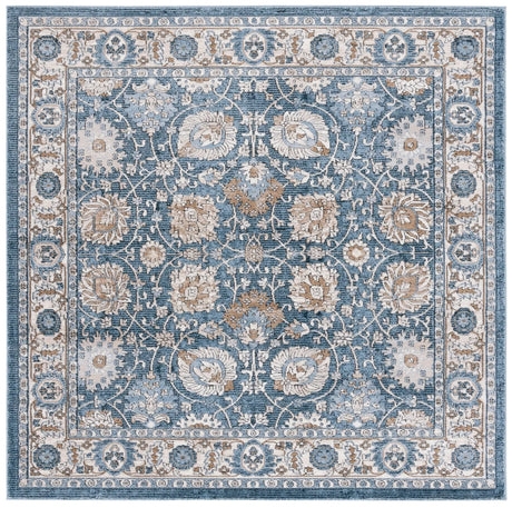 Safavieh Rosewood 6'-7" x 6'-7" Rug in Ivory / Blue
